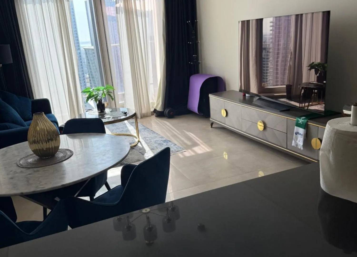 Apartment Sparkle Towers By Swarovski - Dubai Marina - High Floor - Beach Resort Sunset View